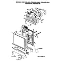 GE PSD850S-48 front/control panel diagram