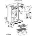 GE MTXY14CPERAD cabinet diagram