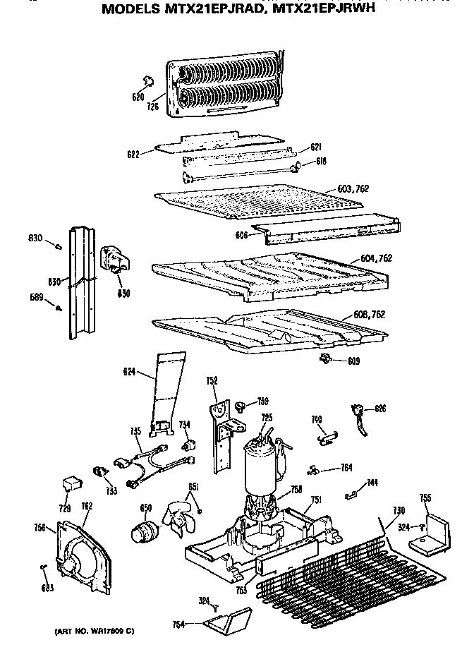 GE MTX21EPJRAD unit diagram