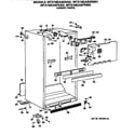 GE MTX18EASFRWH cabinet diagram