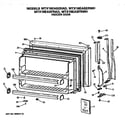 GE MTX18EASFRWH freezer door diagram