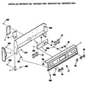 Hotpoint RB757GT1AD controls diagram