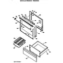 Hotpoint RB632GS2 door/utility drawer diagram