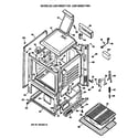 GE LGB126GET1AD oven cabinet diagram