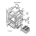 GE JGBS04PR4 oven cabinet diagram