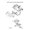 GE JGBS17GER5 burner assembly diagram