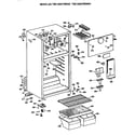 GE TBE16SATBRAD cabinet diagram