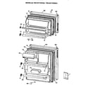 GE TBX18YITDRWH doors diagram