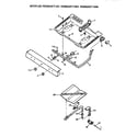 Hotpoint RGB524ET1AD burner assembly diagram