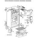 GE TBX16SAXDRWH cabinet diagram