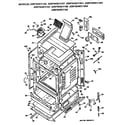 GE JGBP38GEV1BB cabinet parts diagram