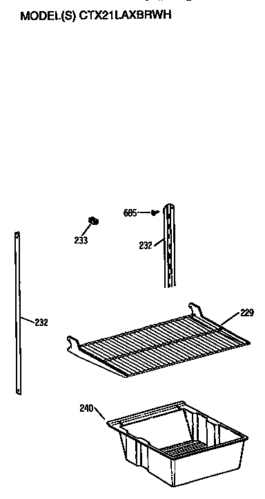 Hotpoint CTX21LAXBRWH shelves diagram