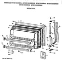 GE MTX21GAXBRWW freezer door diagram
