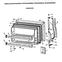 GE MTX24GIXBRAA freezer door diagram