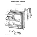 GE TBT18DAXBRWW fresh food door diagram