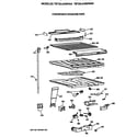 GE TBT25JAXBRAA compartment separator diagram