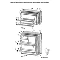 GE TBX14AYXKRAD doors diagram