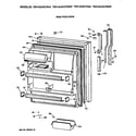 GE TBX18JAXCRAA fresh food door diagram