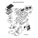 GE JP387T1BB replacement parts diagram