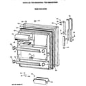 GE TBX18MAXERWW fresh food door diagram
