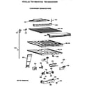 GE TBX18MAXERWW compartment separator diagram