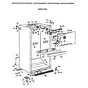 GE MTX21BAXDRAD cabinet diagram