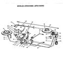 GE JGP640ES2BG burner assembly diagram