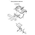 GE JGBS04EV2WH burner assembly diagram