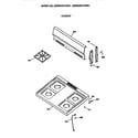 GE JGBS04EV2WH cooktop diagram
