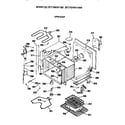 GE ZET757WV1WW upper oven diagram