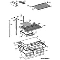 GE TBX21TAYERAA shelf parts diagram