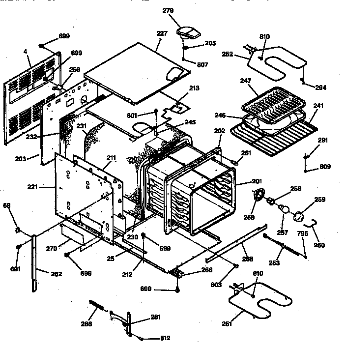 GE JRP15WW1WW body parts diagram
