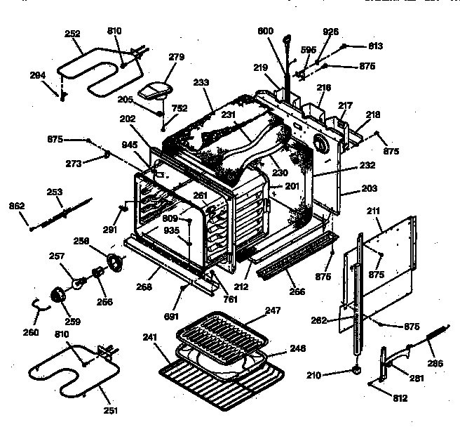 GE JKP15BW1BB body parts diagram