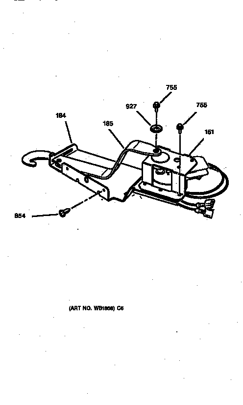 GE JKP27BW1BB lock diagram
