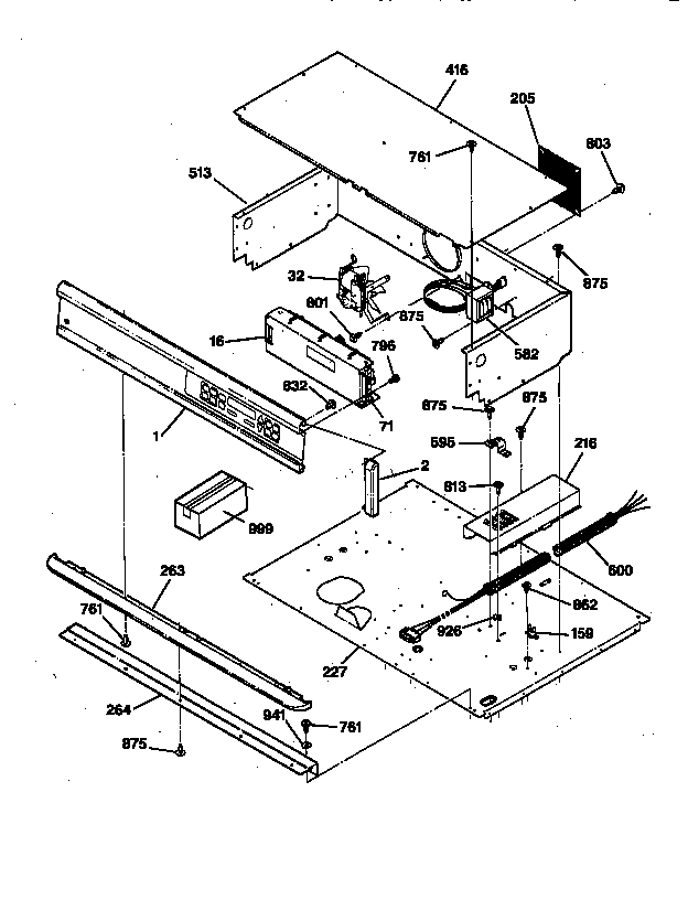 GE JCTP17WV3WW control panel diagram