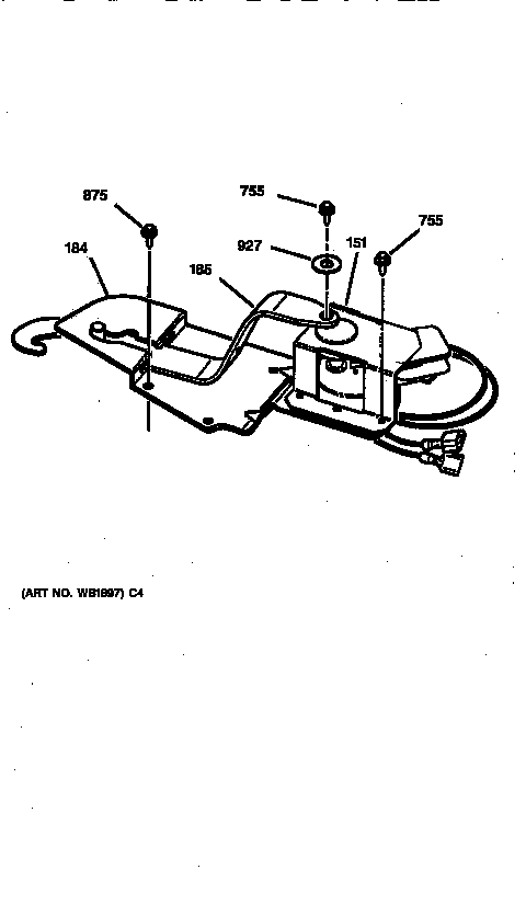 GE ZET757BW1BB lock diagram