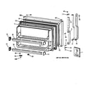 GE TBT21DAXNRWW freezer door diagram