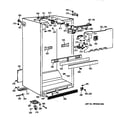 GE TBT21DAXNRWW cabinet parts diagram