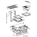 GE TBX18JAZARAA shelf parts diagram