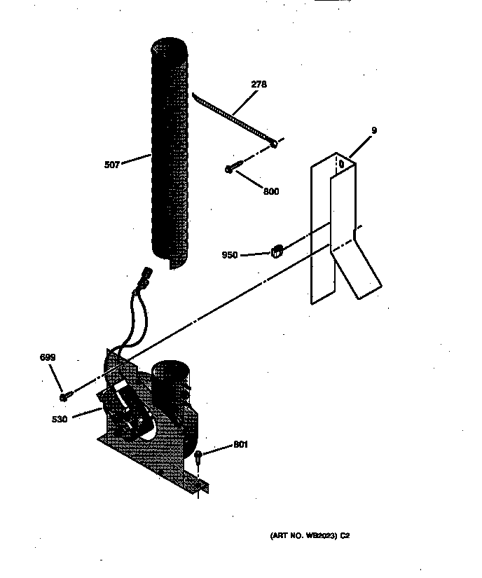 GE JCSP39WW1WW blower diagram