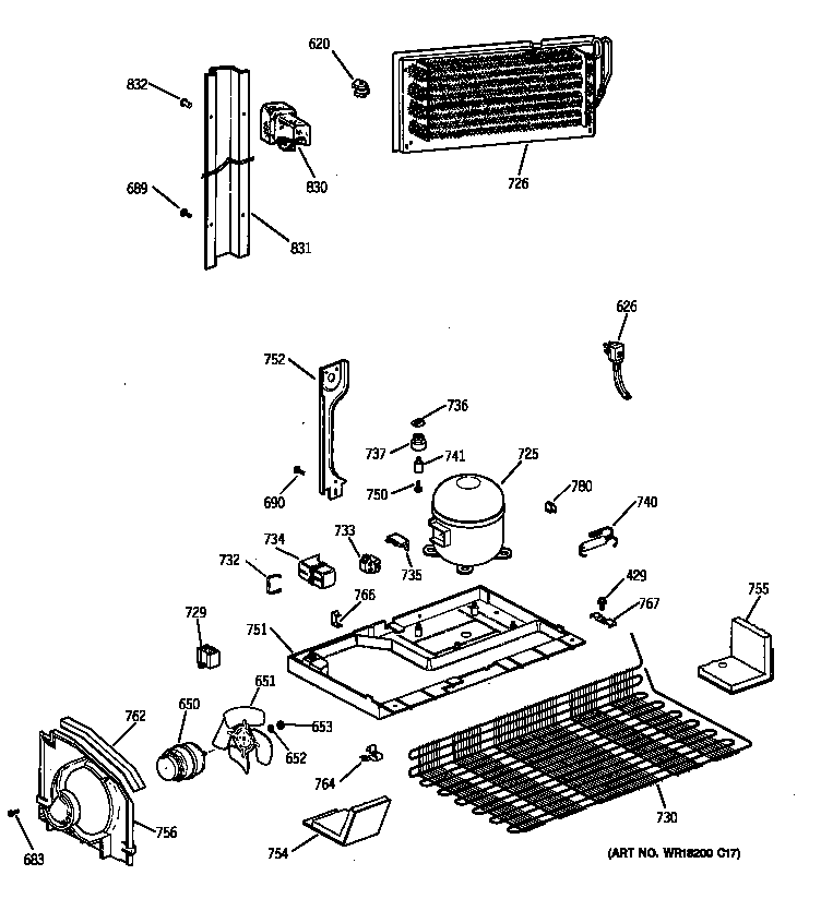 GE MTX21DIZBRWW unit parts diagram