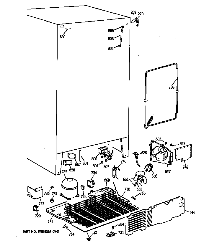 GE MSK27DHZBWH unit parts diagram