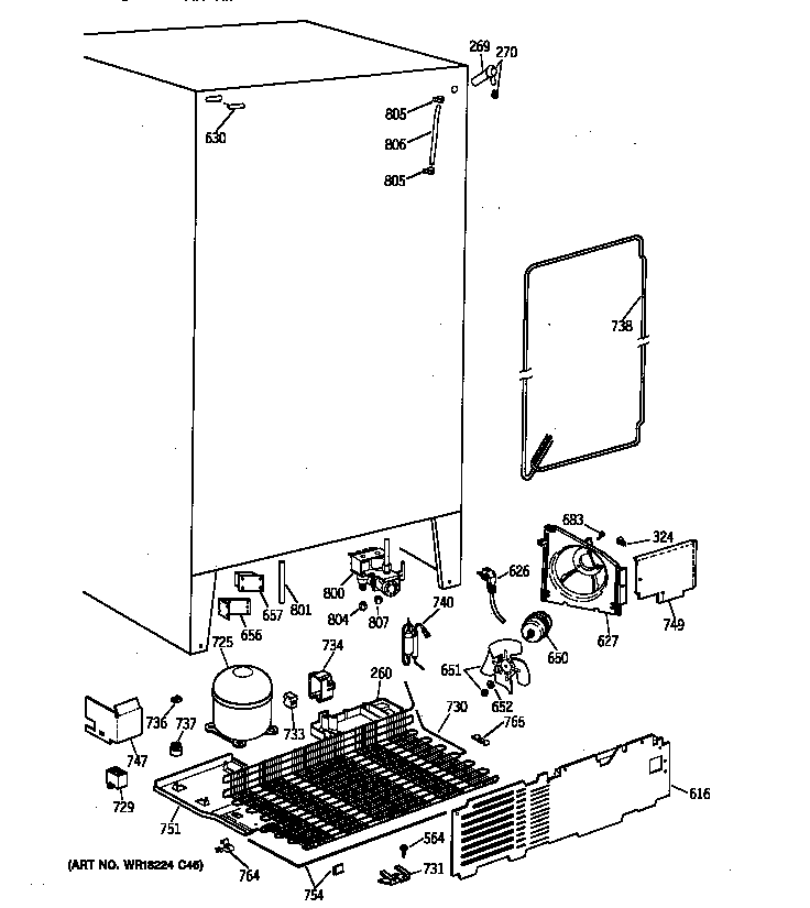 GE MSG27DHZBWW unit parts diagram