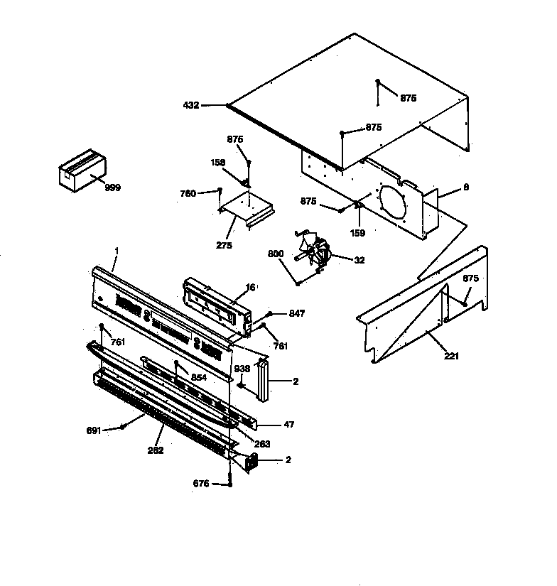 GE JKP45BW2BB control panel diagram