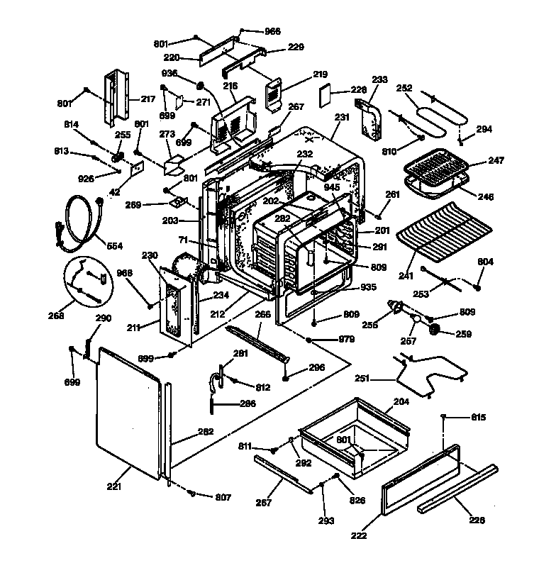 GE JCSP39WW2WW body parts diagram