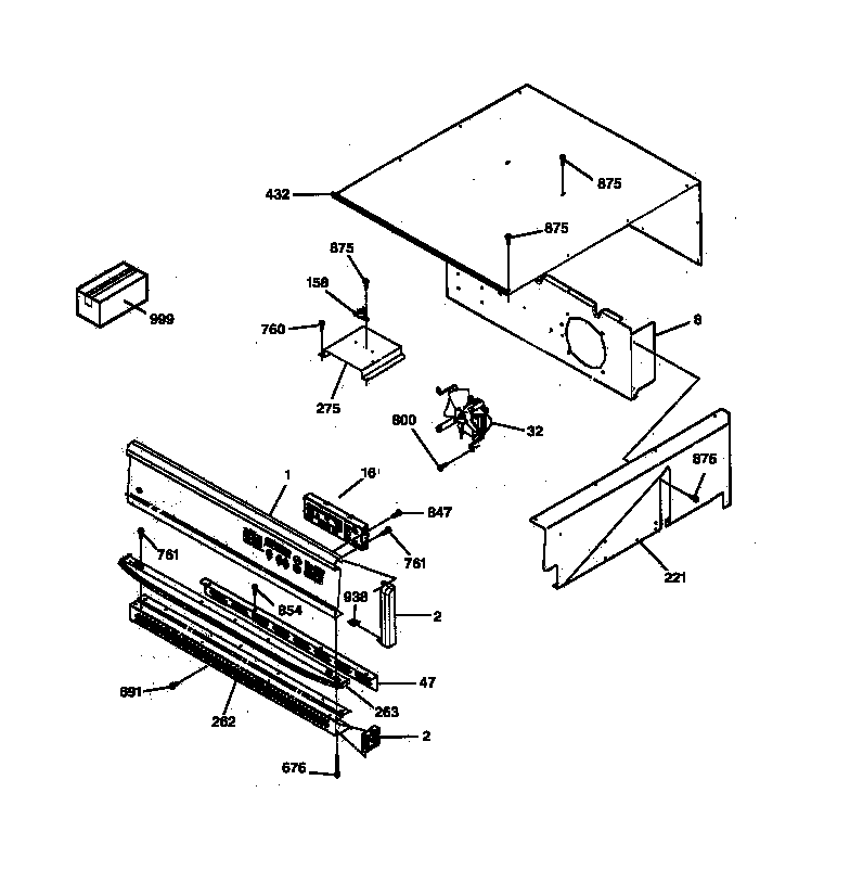 GE JKS05BW2BB control panel diagram