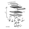 GE TBX18JIZLRAA compartment separator parts diagram