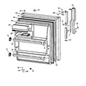 GE TBX18NAZKRWW fresh food door diagram