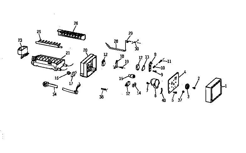 GE TBX18NIZKRWW icemaker wr30x0327 diagram