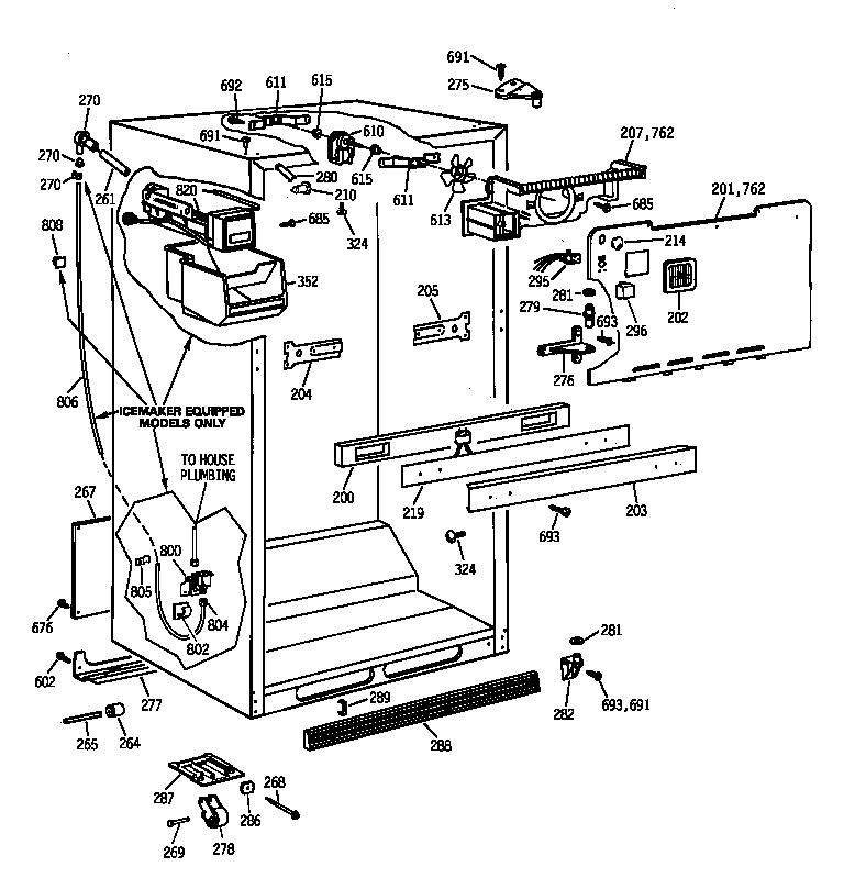 Hotpoint CTX18CAZCLAA cabinet parts diagram